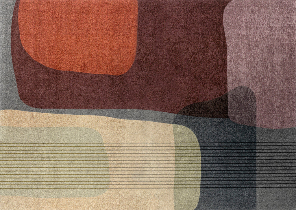 Halfmoon taupe 55x85 cm