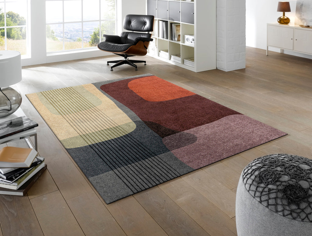 Halfmoon taupe 55x85 cm
