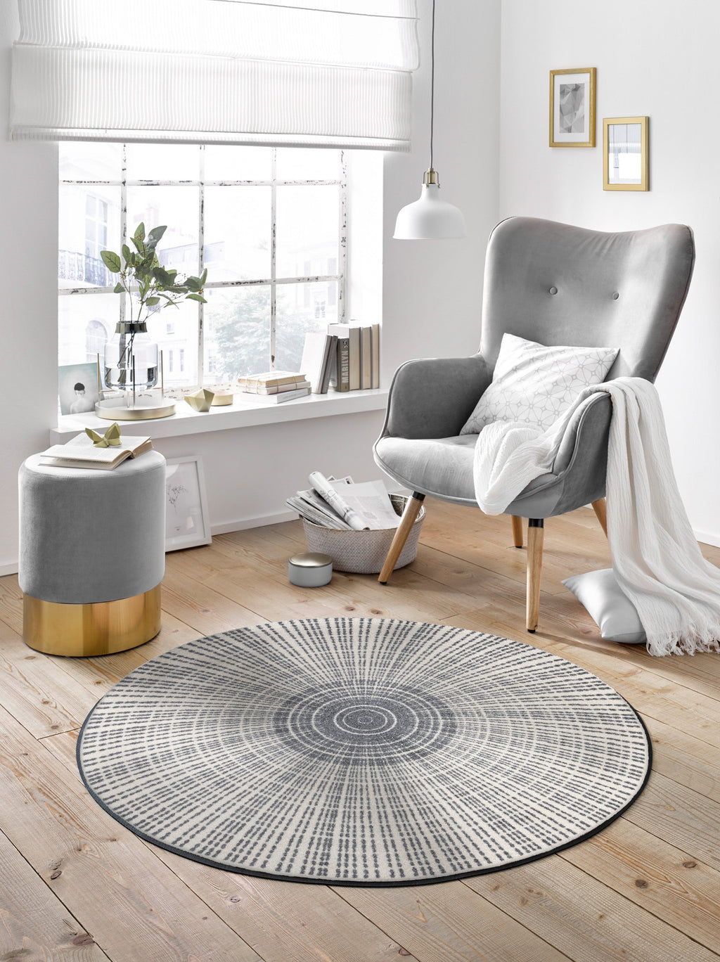 Cascara grey 115x115 cm