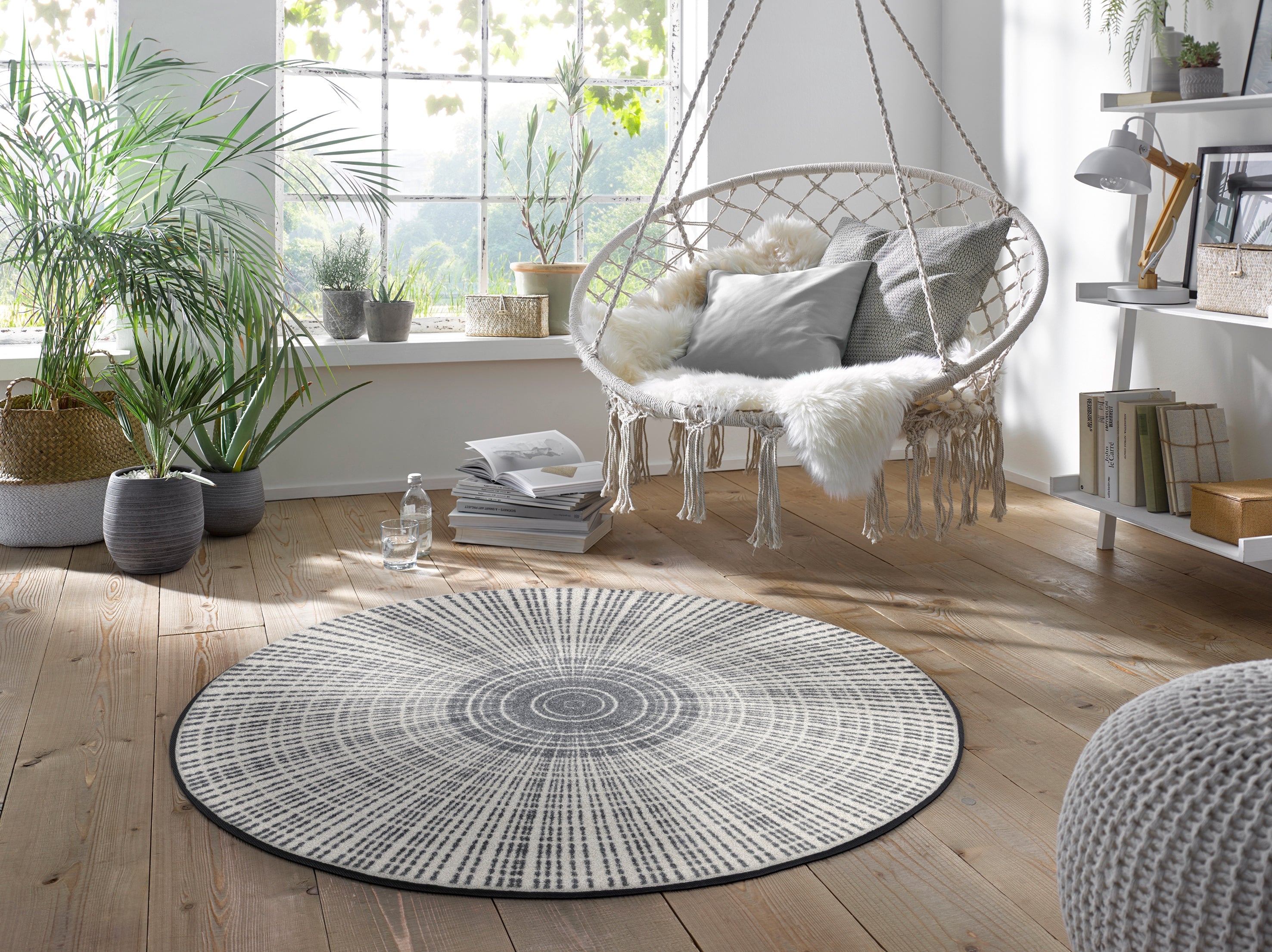 Cascara grey 115x115 cm
