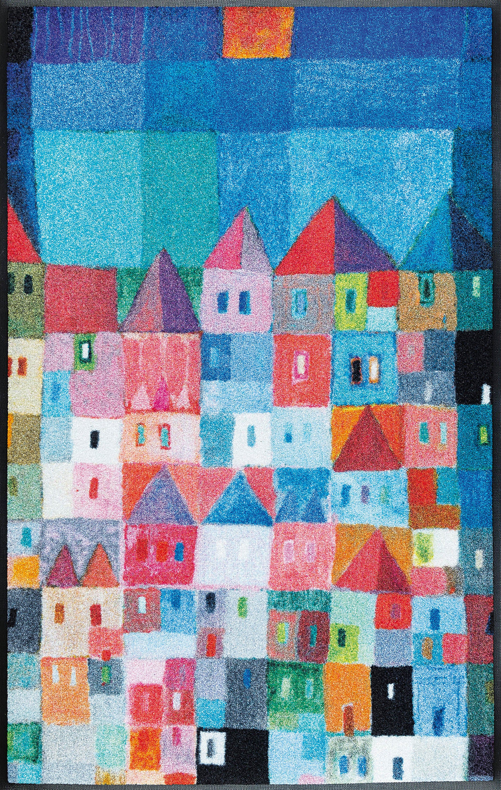 Colourful Houses 75x120 cm