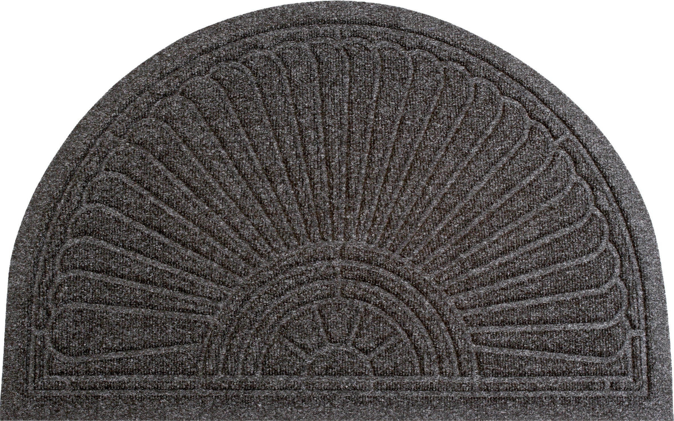Halfmoon dark grey 55x85 cm