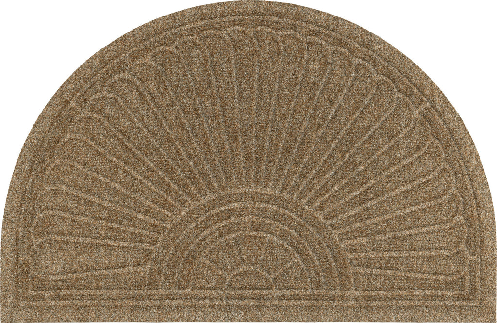 Halfmoon taupe 55x85 cm