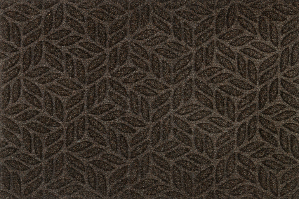 Leaves Dark Brown 60x90 cm