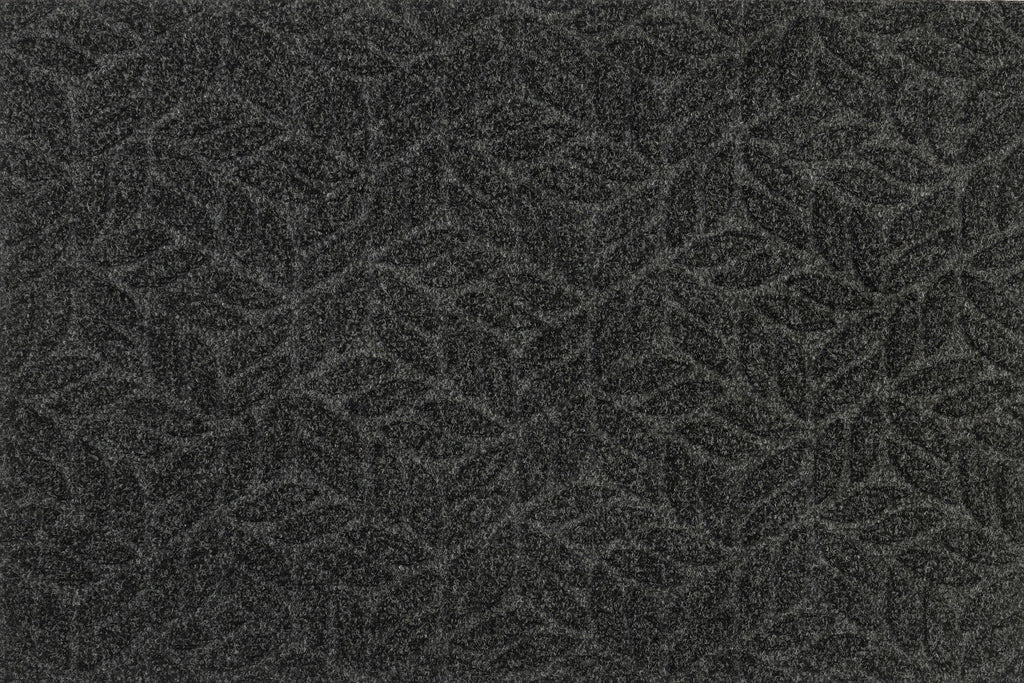 Leaves Dark Grey 60x90 cm