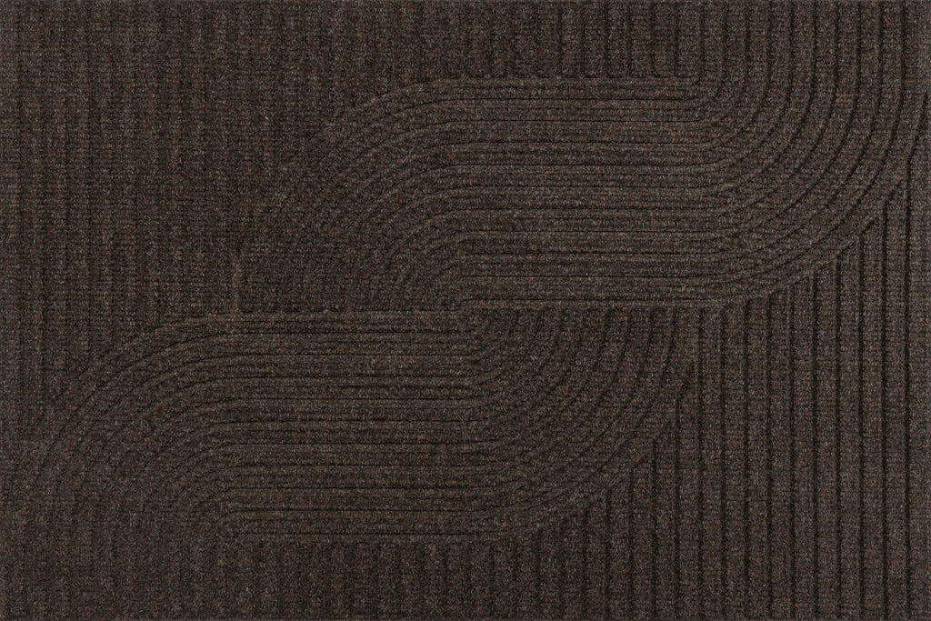 Loop dark brown 60x90 cm
