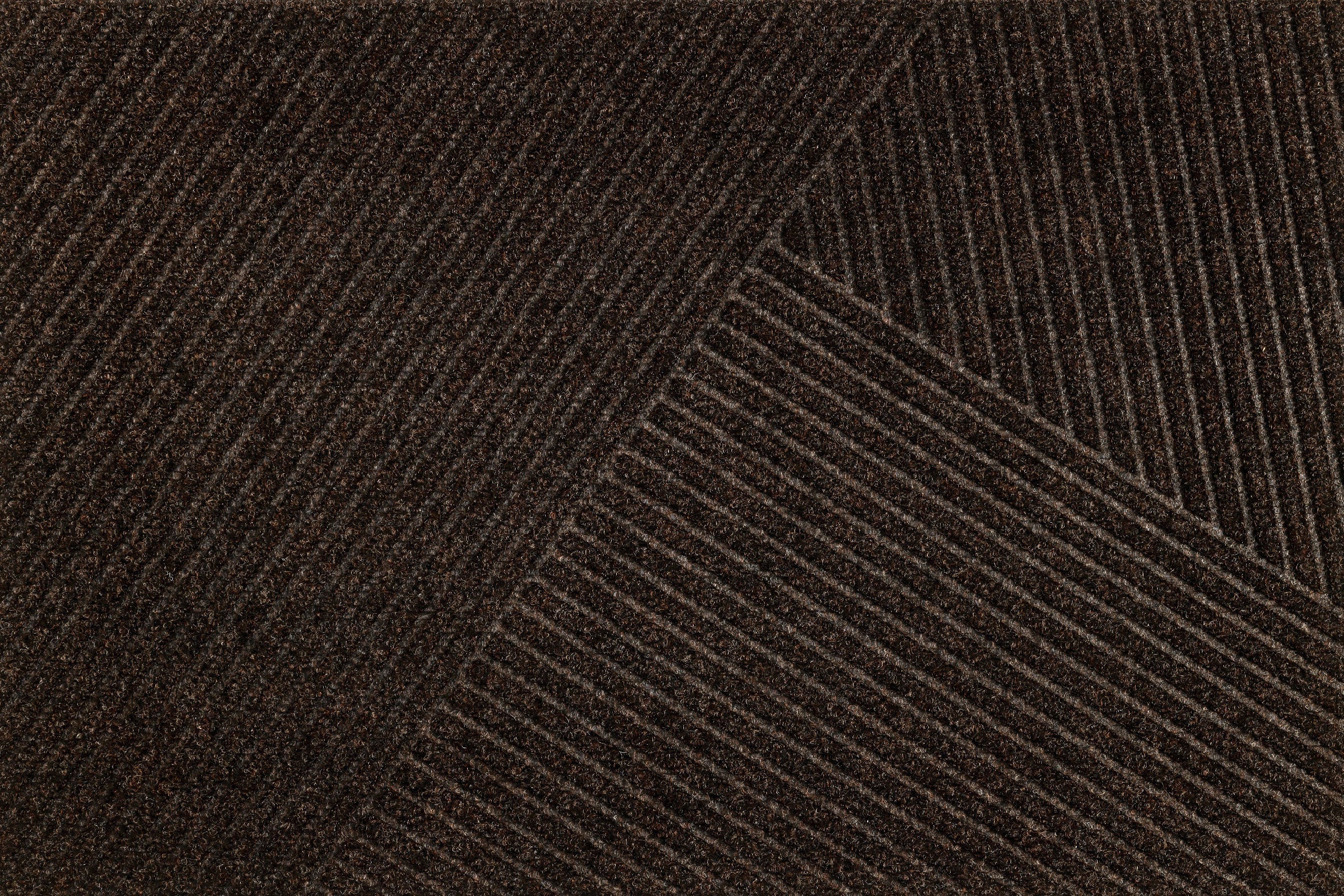 Stripes dark brown 60x90 cm
