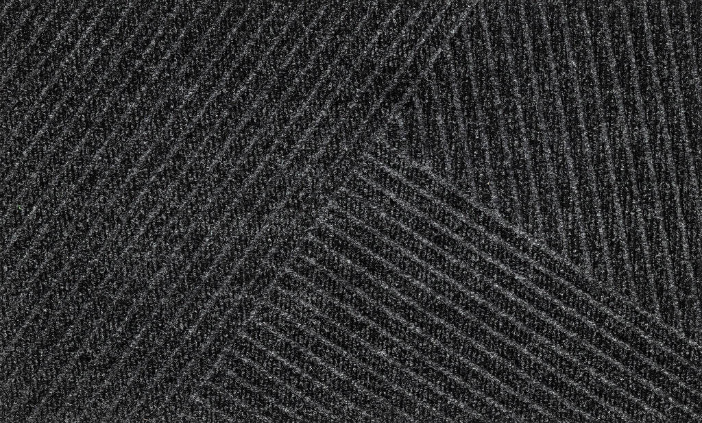 Stripes dark grey 45x75 cm