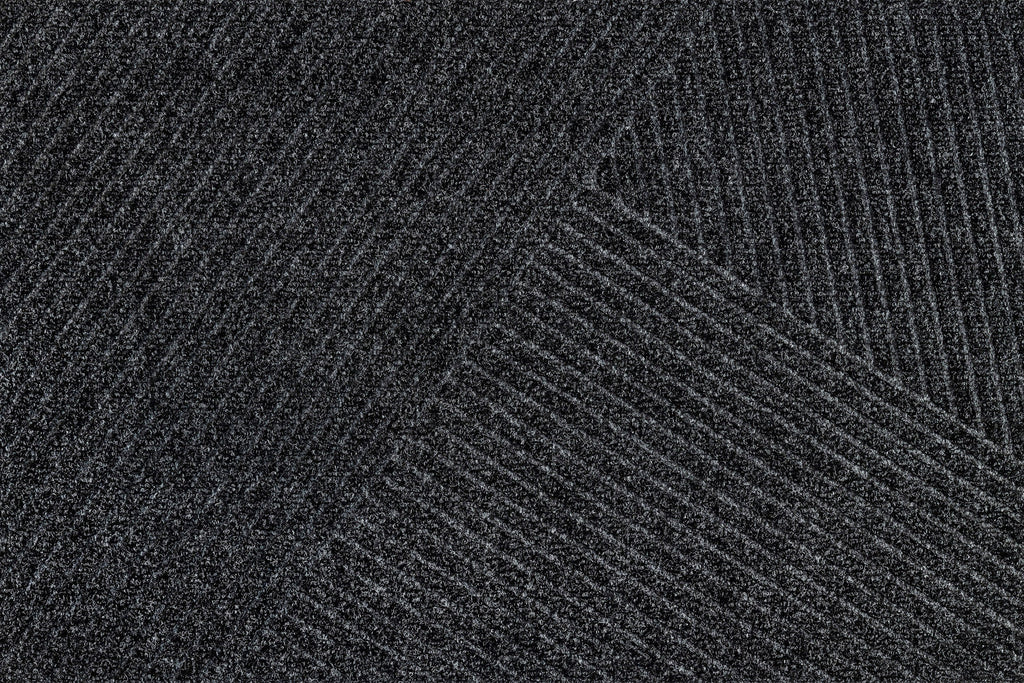 Stripes dark grey 60x90 cm