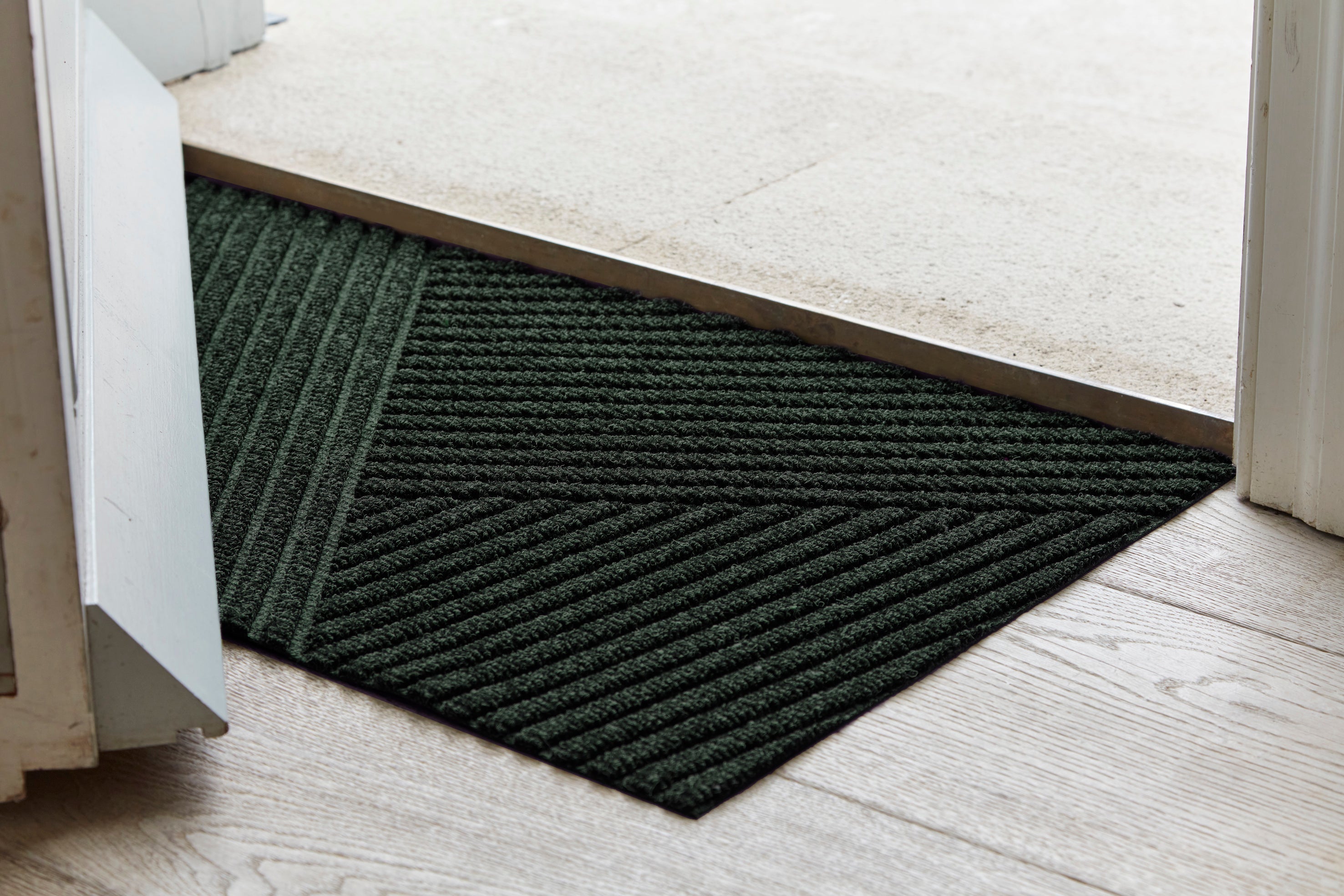 Stripes midnight green 45x75 cm