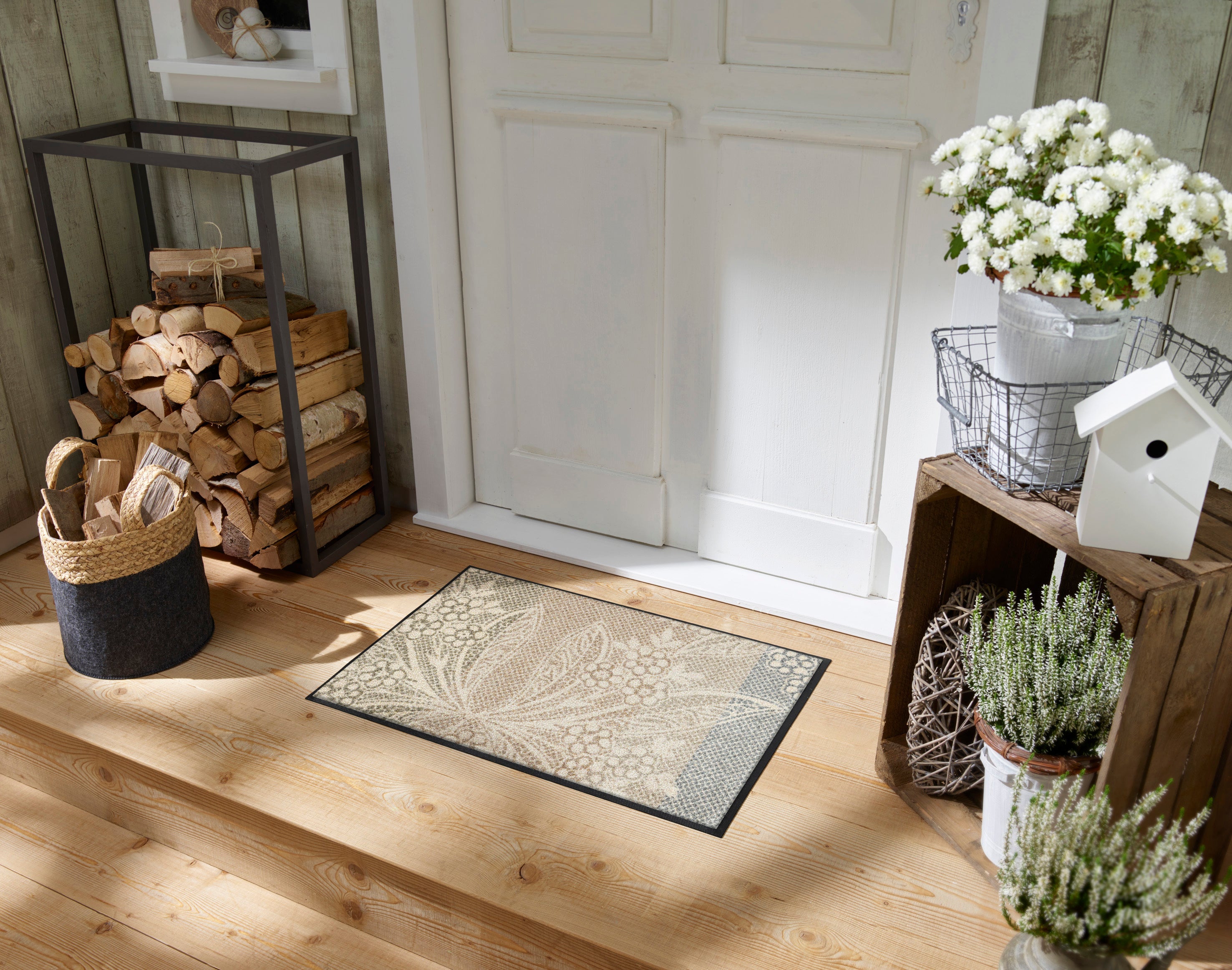 Halfmoon taupe 55x85 cm