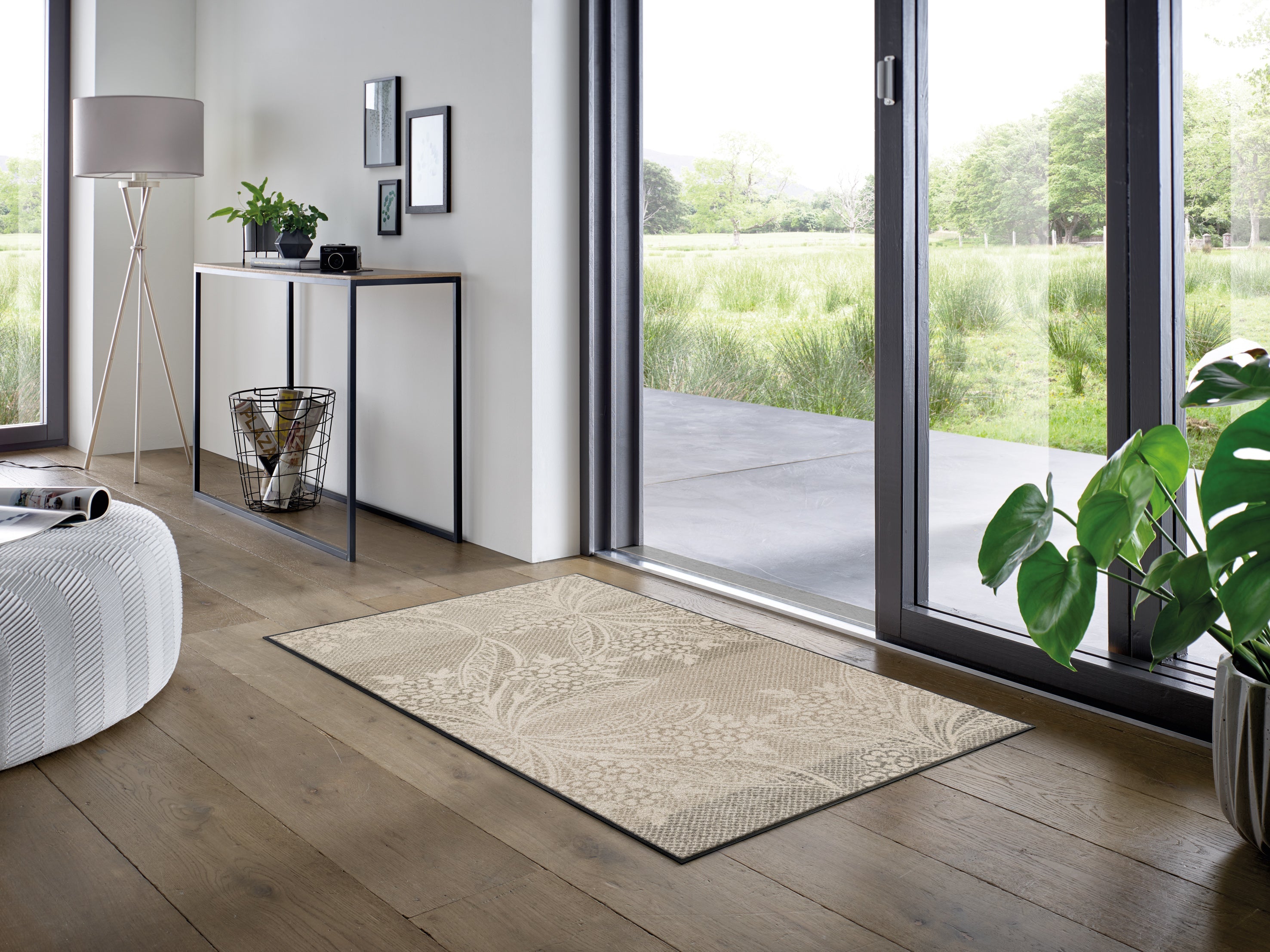 Halfmoon taupe 55x85 cm