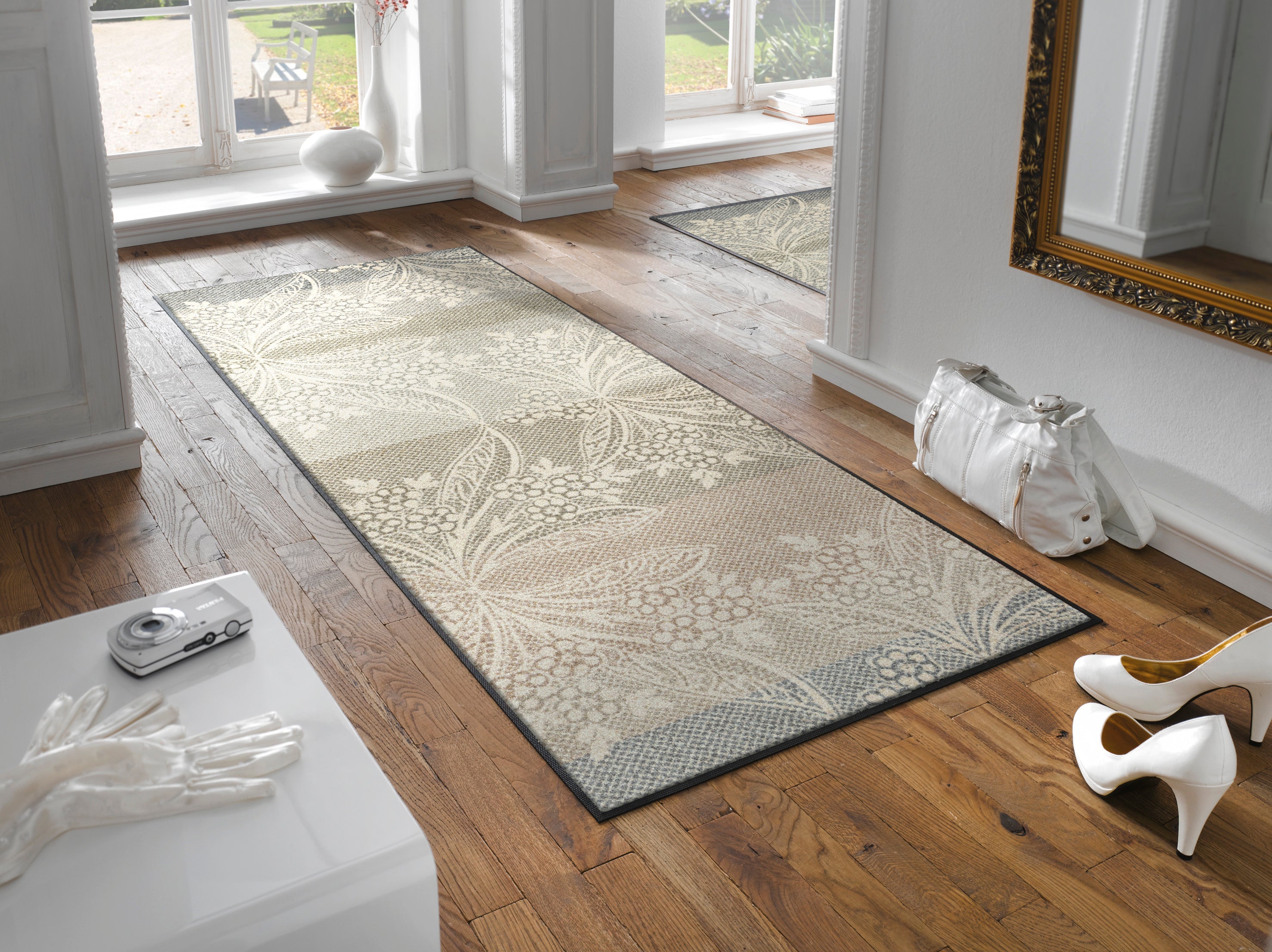Halfmoon taupe 55x85 cm