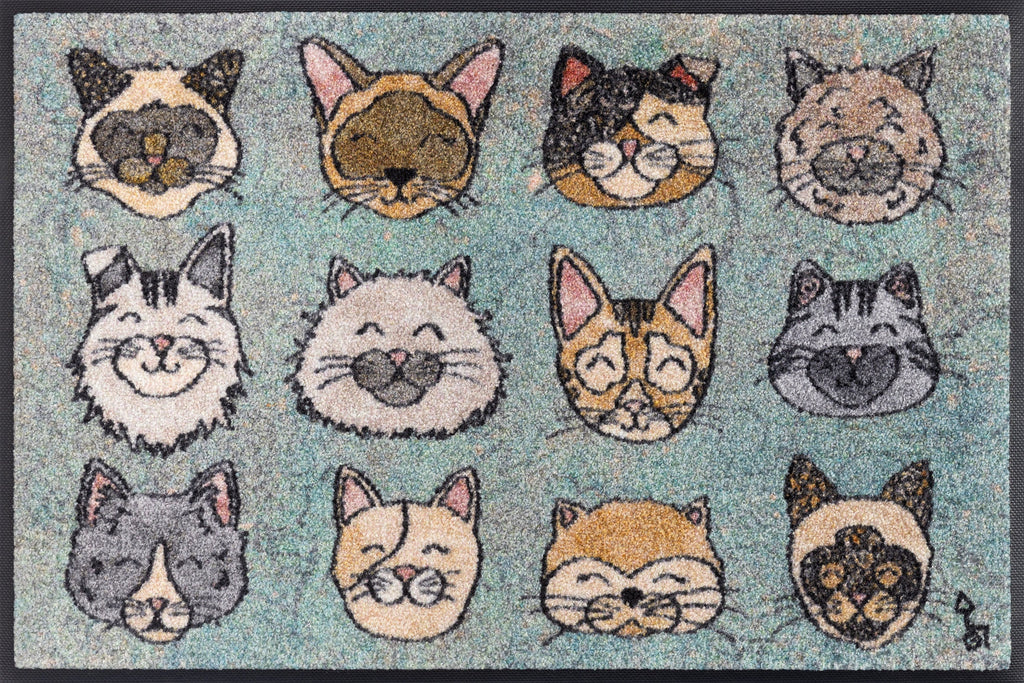 Glückskatzen 50x75 cm