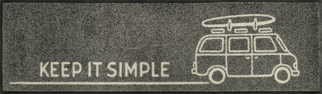 Keep it Simple grey 35x120 cm