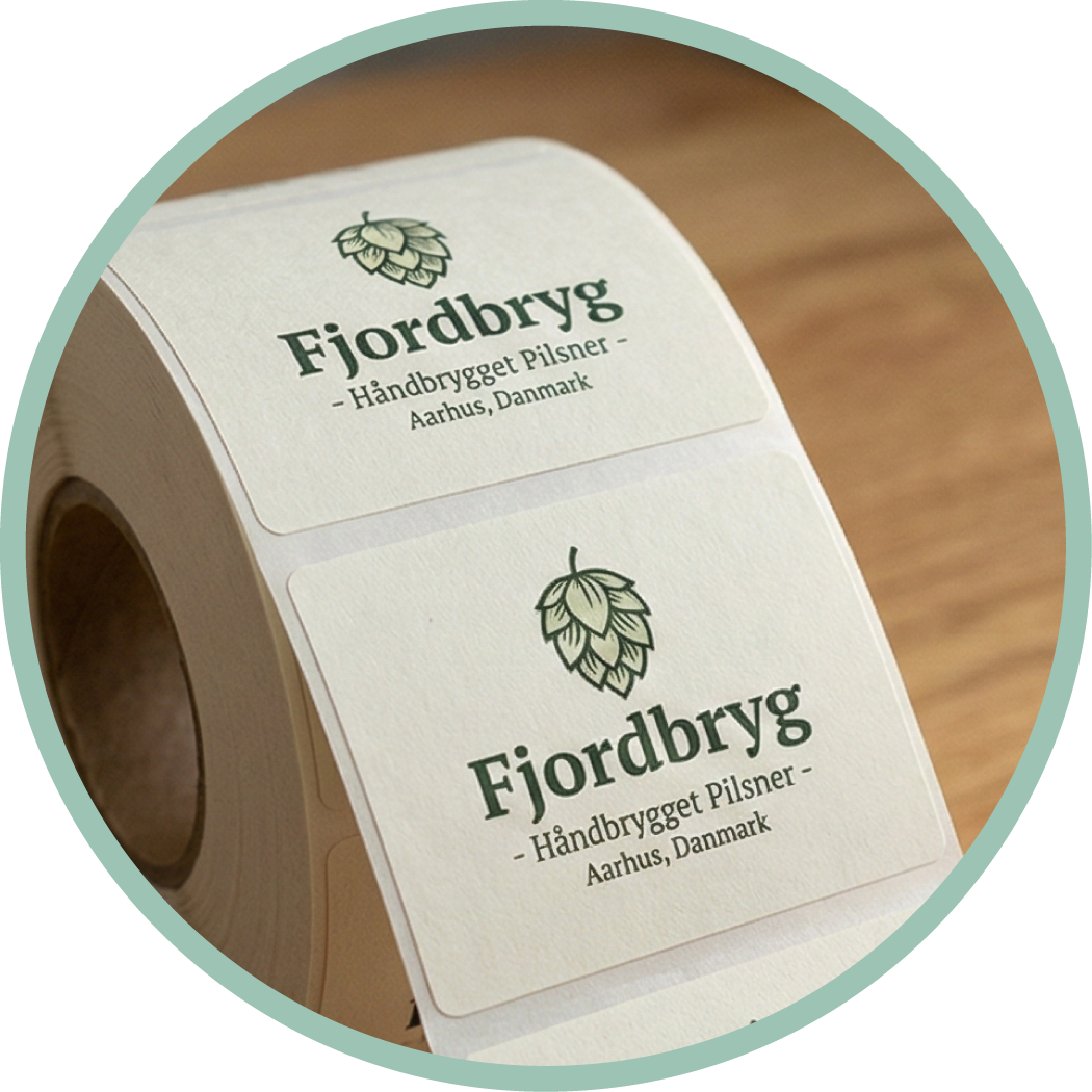 Labels og Etiketter på rulle - Brand Me