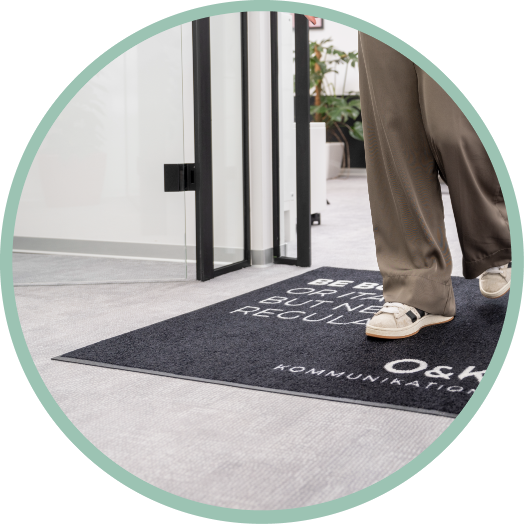 Logomåtte, Reklamemåtte, Dørmåtter med print - Brand Me