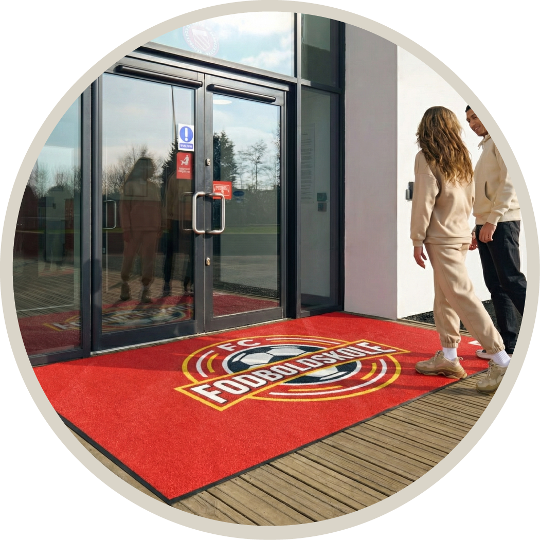 LogoMåtte, Reklamemåtte, Udendørs Måtte, Kleentex Outdoor