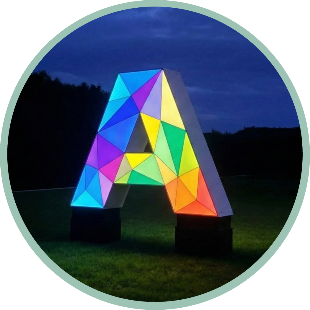 Lysskilt Fritstående LED Aarhus Randers Jylland