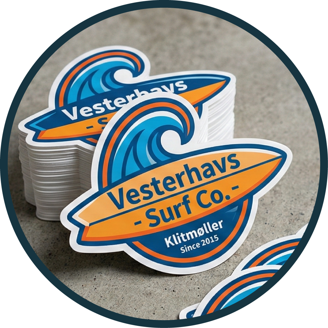 Stickers og klistermærker - Brand Me