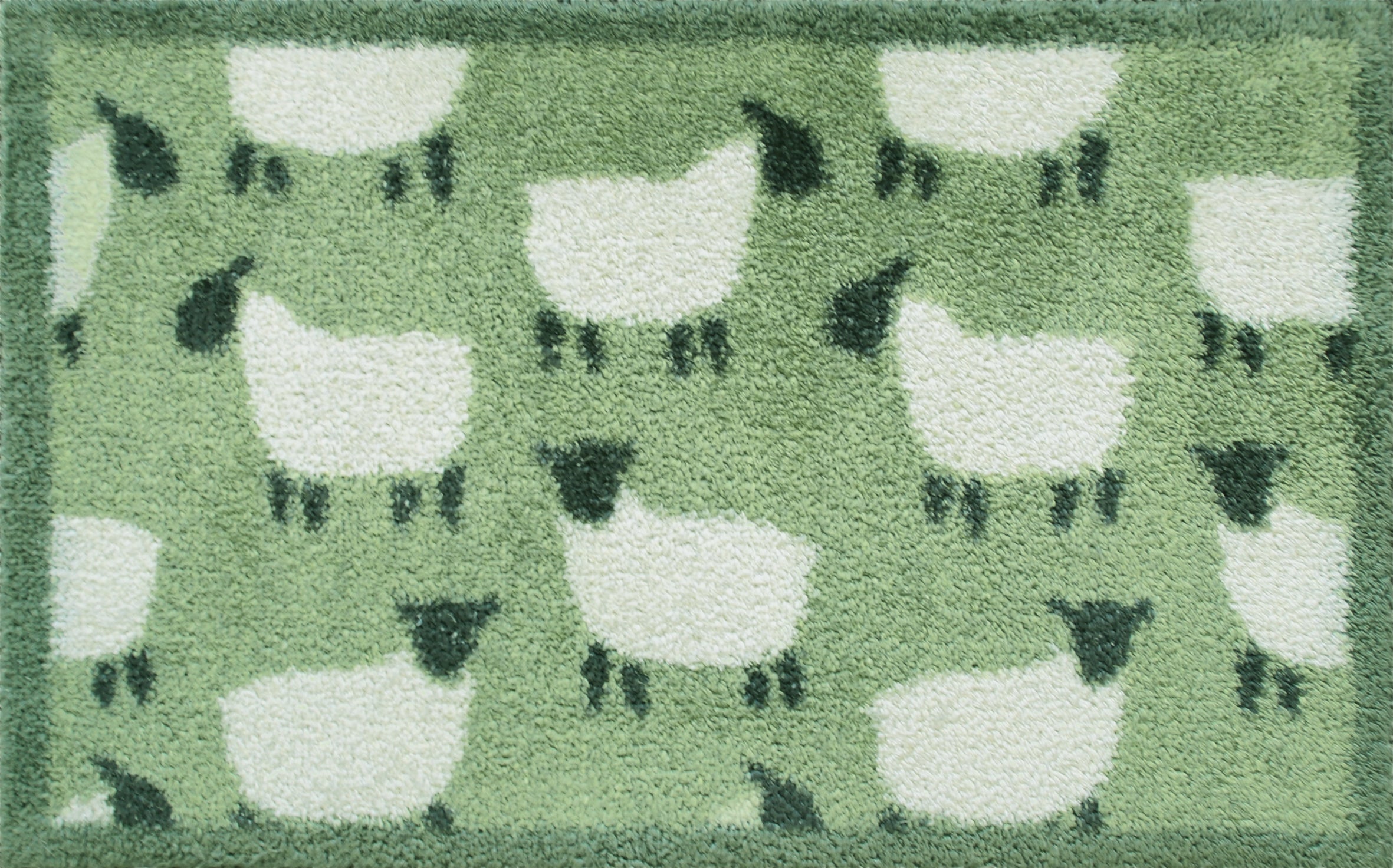 Flock Green 40x60 cm
