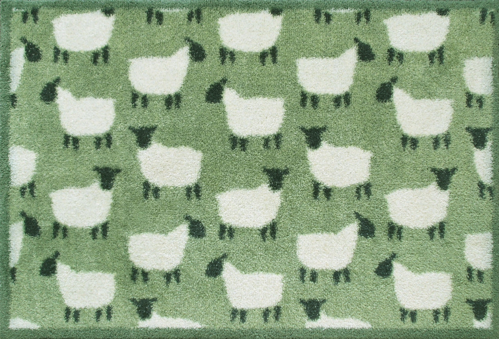 Flock Green 60x85 cm