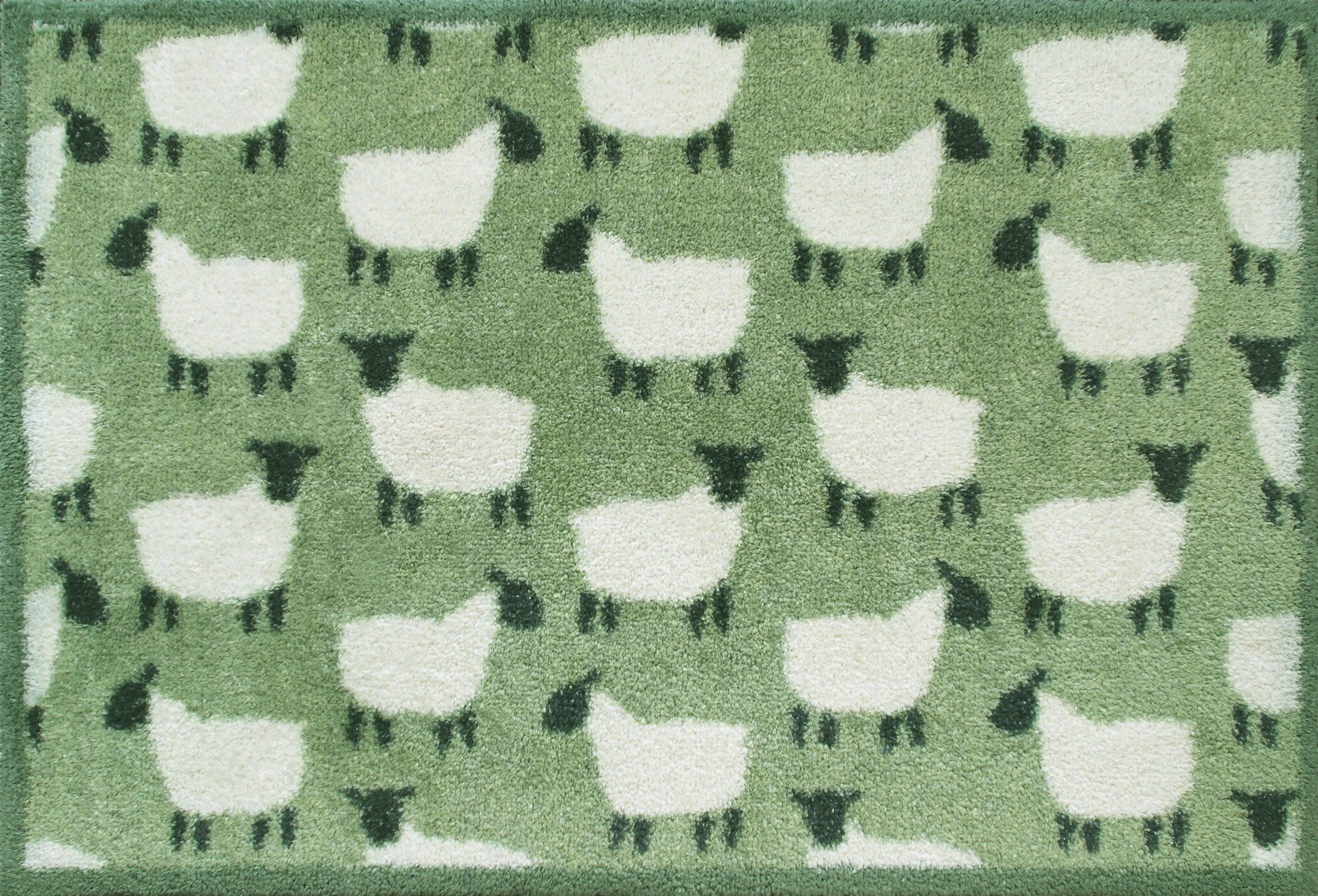 Flock Green 60x85 cm