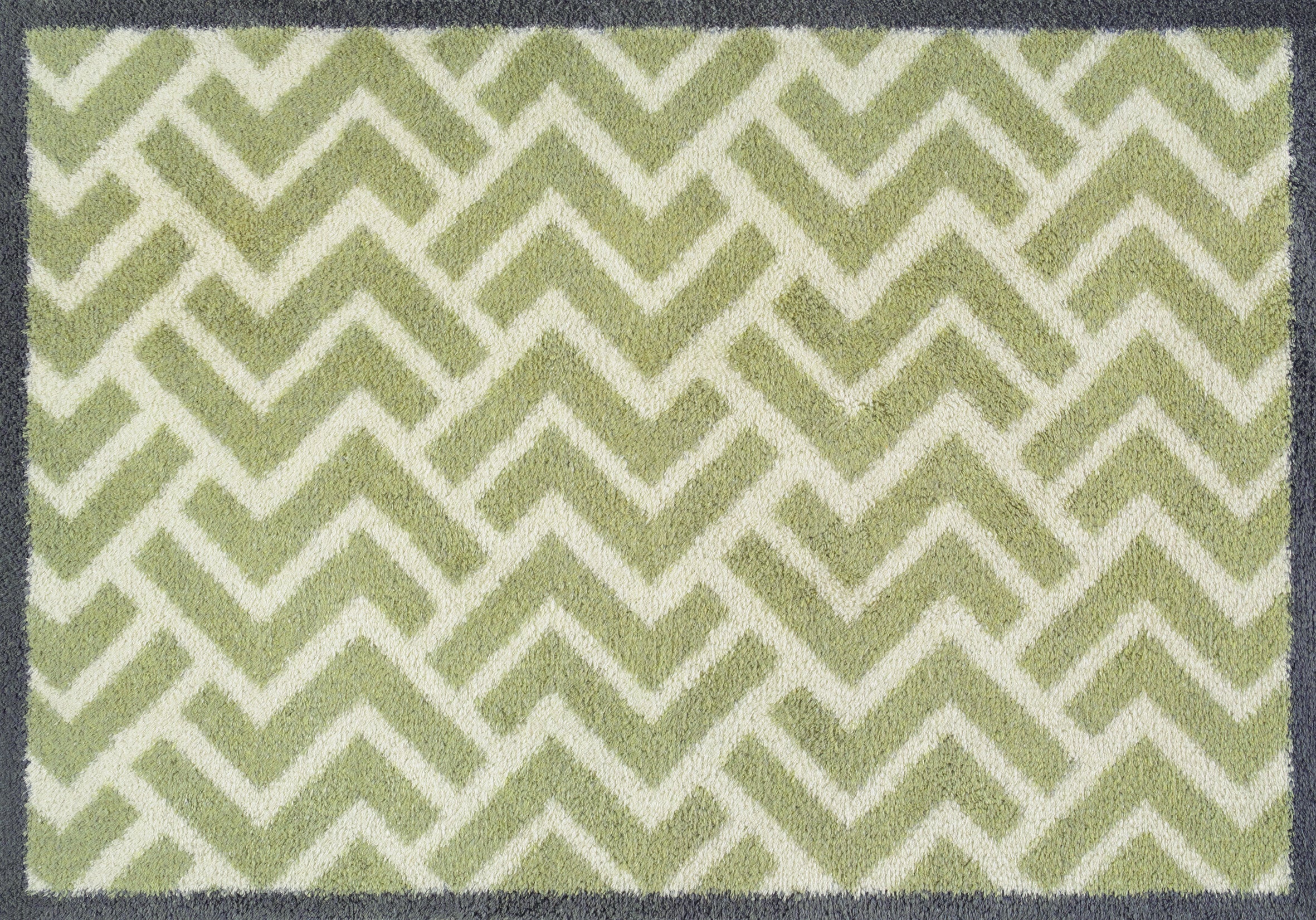 Herringbone Green 60x85 cm
