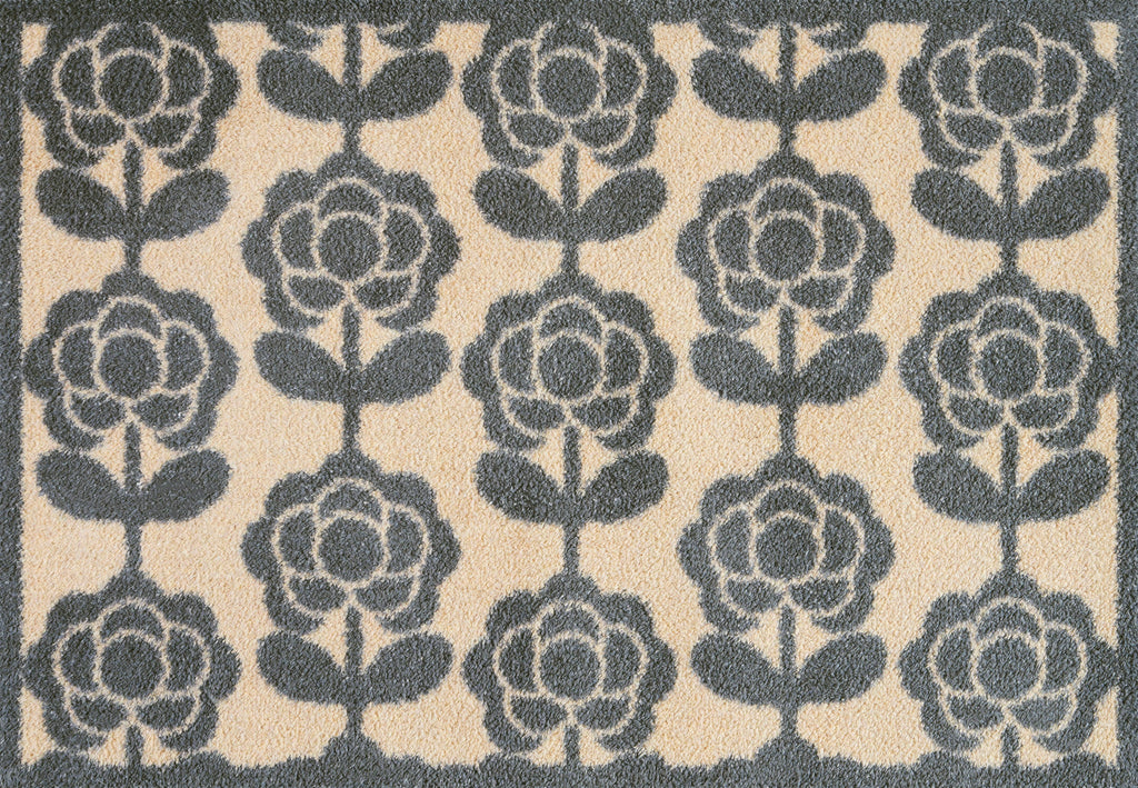 Pop Flowers Neutral 60x85 cm