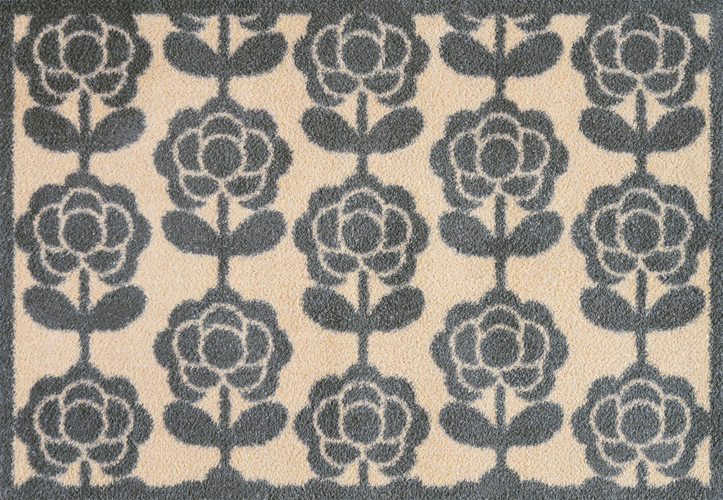 Pop Flowers Neutral 60x85 cm