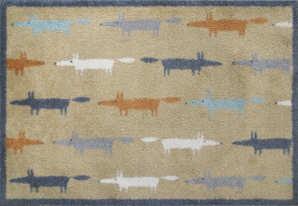 Running Mr Fox Multi 60x85 cm