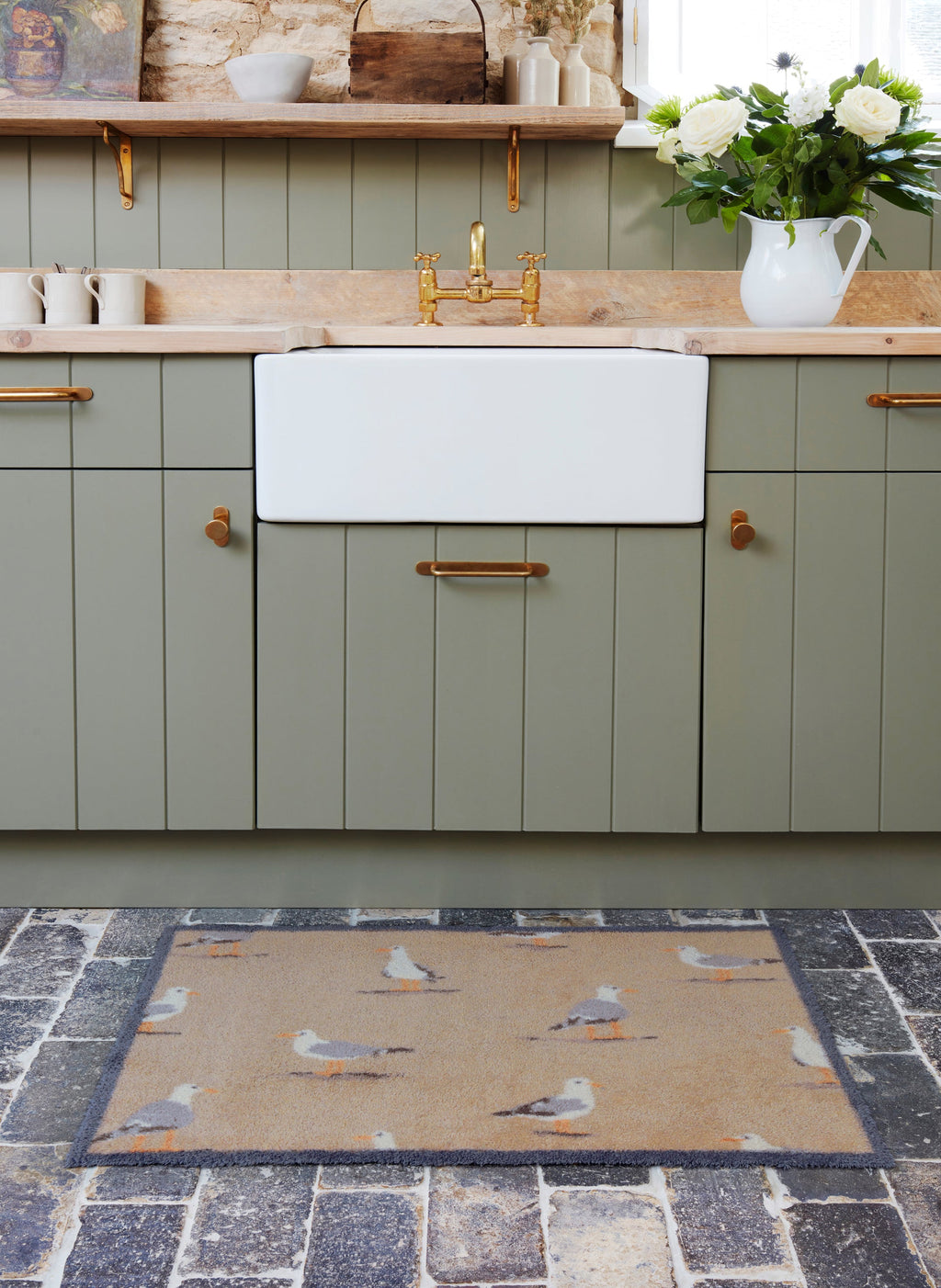 Shore Birds Neutral 60x85 cm
