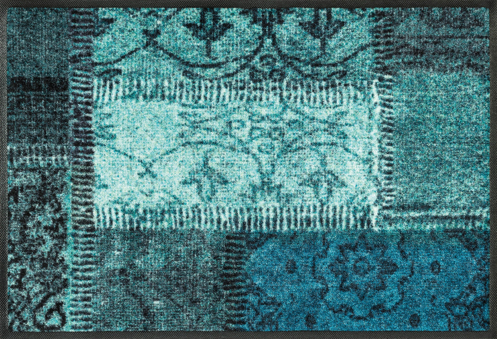 Vintage Patches türkis 50x75 cm