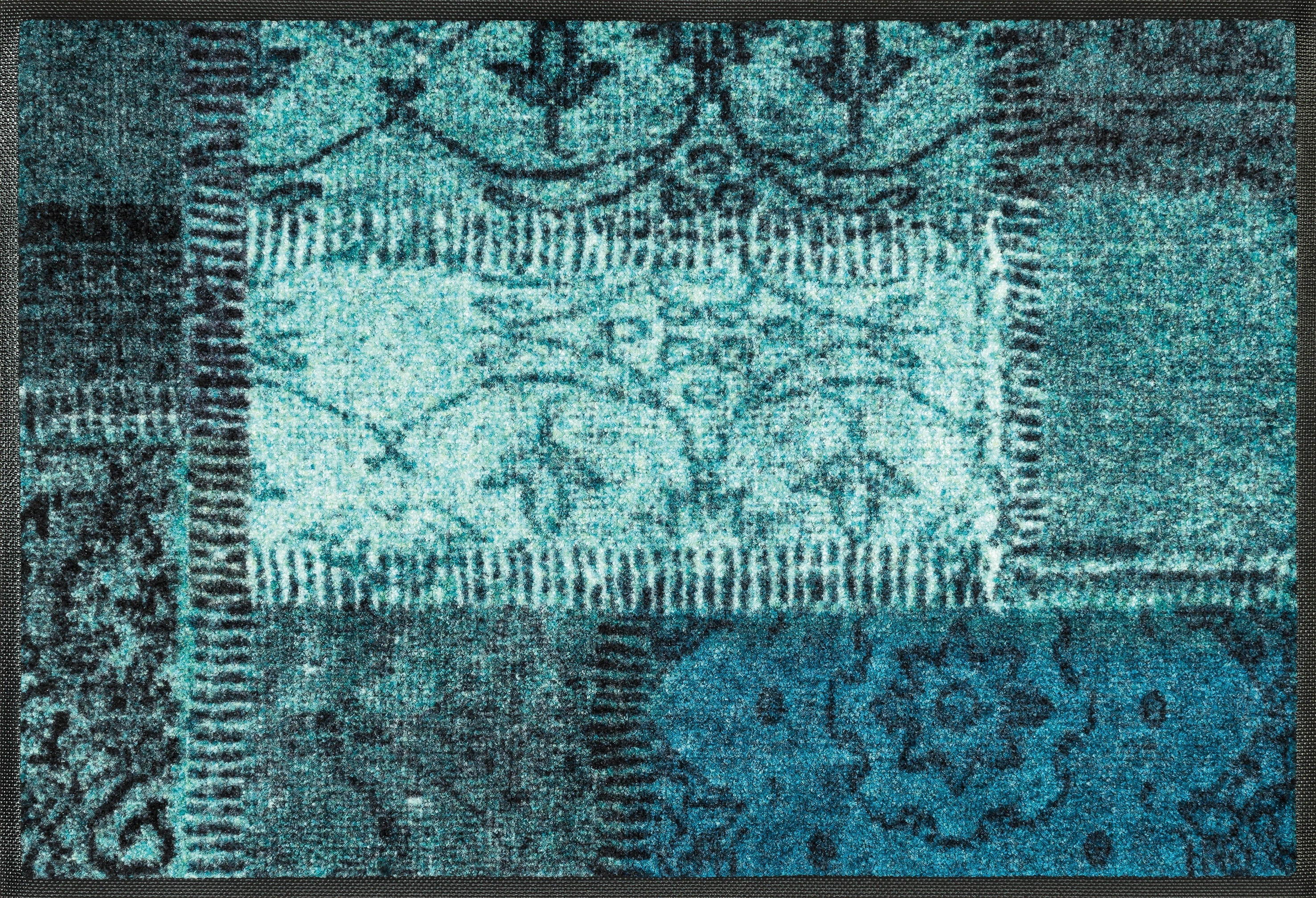Vintage Patches türkis 50x75 cm