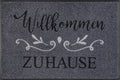 Willkommen Zuhause 50x75 cm